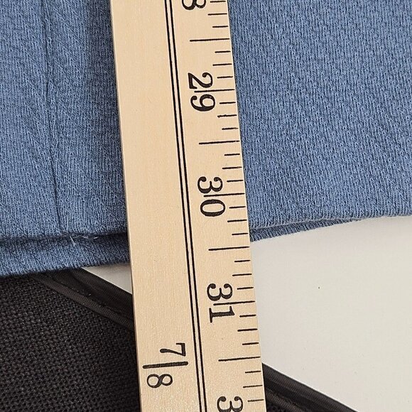 Eileen Fisher Organic Cotton Open Front Cardigan Blue Women's M Knit Minimalist - Picture 11 of 12